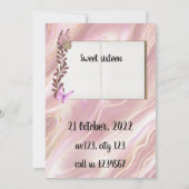 Happy glitter magic baby sweet einladung (Rückseite)