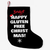 Happy Gluten Free Christmas  Kleiner Weihnachtsstrumpf (Vorderseite)