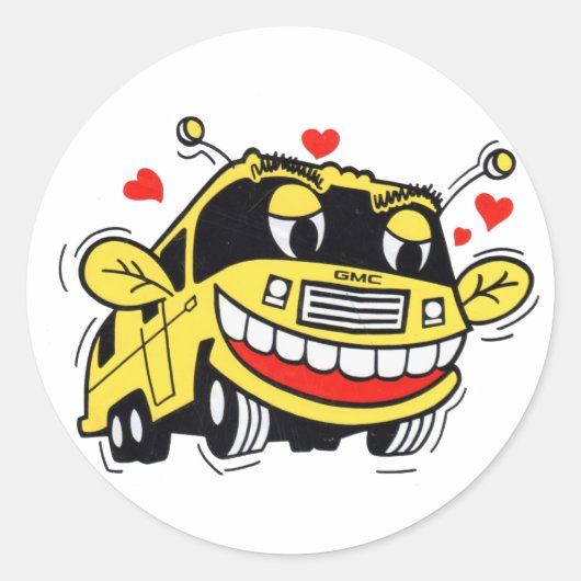 Happy GMC Sticker (Vorderseite)