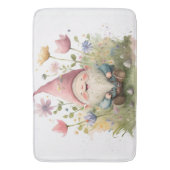 Happy Gnome Duschvorhang Badematte (Vorderseite Vertikal)