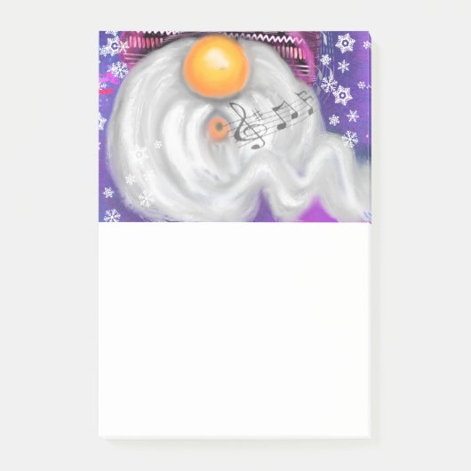 Happy Gnome Funny Christmas Post-it® Notes Post-it Klebezettel (Vorderseite)