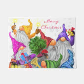 Happy Gnome Party Christmas Doormat Fußmatte (Vorderseite)