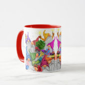 Happy Gnome Weihnachts-Tasse Tasse (Vorderseite Links)