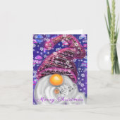 Happy Gnome Weihnachtskarte (Vorderseite)