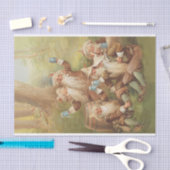 Happy Gnomes Antique Werbung für Bier (1898) Seidenpapier (Handwerk)