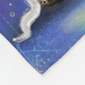 Happy Gnomes Christmas Baby Fleece Blanket (Ecke)