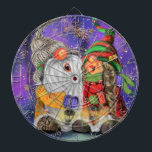 Happy Gnomes Christmas Dart Board Dartscheibe<br><div class="desc">Dartboards mit Couple Hugged Gnomes Singing Happy Christmas Song Spaß Zeichnend Gnome Party - Wählen / Fügen Sie Ihren einzigartigen Text / Name / Farbe - Make Your Special Gift - Neu vergrössern und verschieben oder entfernen und hinzufügen / Bild / Text mit Anpassungs-Tool ! Zeichn und Design von MIGNED....</div>