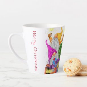 Happy Gnomes Christmas Latte Tasse