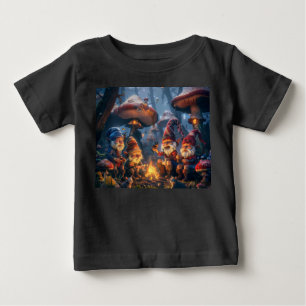 Happy Gnomes Digitale Kunst Baby T-shirt