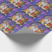 Happy Gnomes Weihnachtswrapping Paper Geschenkpapier (Ecke)