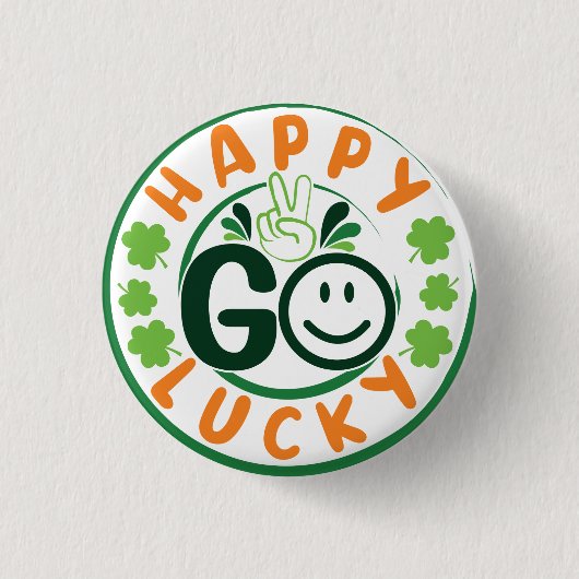 Happy Go Lucky-52904 Button (Vorderseite)