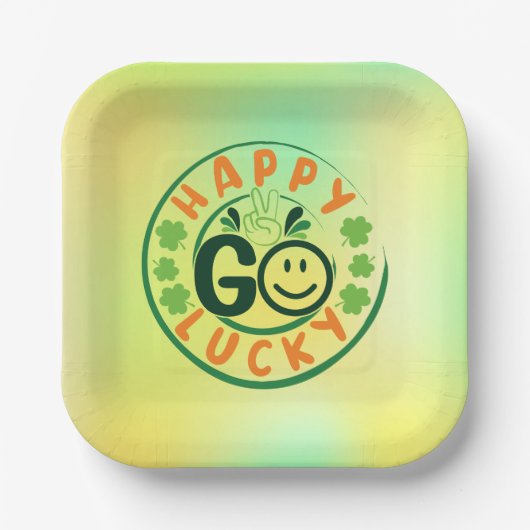 Happy Go Lucky-52904 Pappteller (Vorderseite)