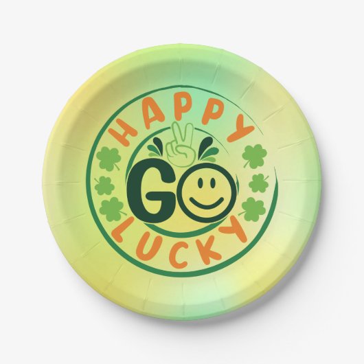 Happy Go Lucky-52904 Pappteller (Vorderseite)