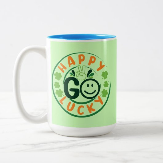 Happy Go Lucky-52904 Zweifarbige Tasse (Links)
