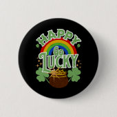 Happy Go Lucky Button (Vorderseite)