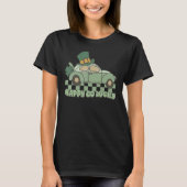 Happy Go Lucky Car Retro St Patrick's Day Patrick T-Shirt (Vorderseite)