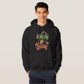Happy Go Lucky Irish Saint Patricks Day Shamrock Hoodie (Vorne ganz)