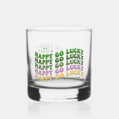 Happy Go Lucky Irish Whiskyglas (Vorderseite)