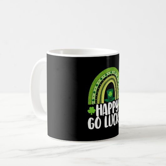Happy Go Lucky Kaffeetasse (Vorderseite Links)