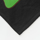 Happy Go Lucky Kleeblatt Irish St Patricks Day Gro Fleecedecke (Ecke)