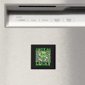 Happy Go Lucky Kleeblatt Irish St Patricks Day Gro Magnet (In Situ (Geschirrspüler))