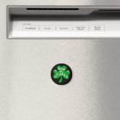 Happy Go Lucky Kleeblatt St Patricks Day Magnet (In Situ (Geschirrspüler))