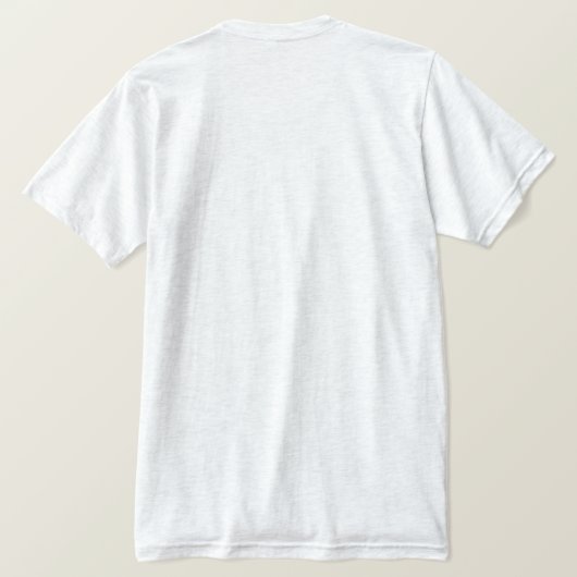 Happy Go Lucky Kleeblatt St. Patrick's Day Unisex T-Shirt (Design Rückseite)