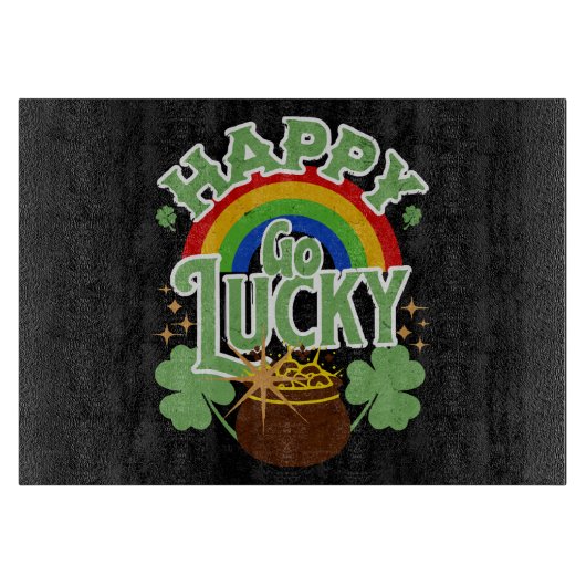 Happy Go Lucky Schneidebrett (Vorderseite)
