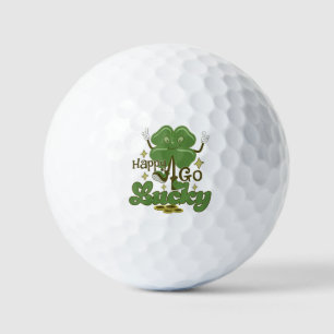 Happy Go Lucky St. Patrick's Day Golfball