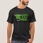 Happy Go Lucky St. Patrick's Day Kids Cute Shamroc T-Shirt (Vorderseite)