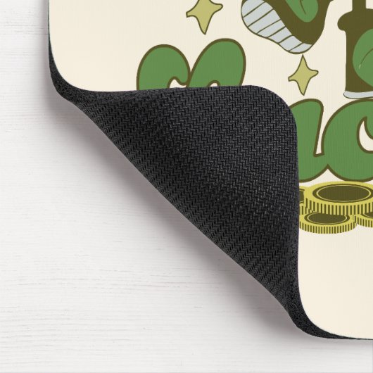 Happy Go Lucky St. Patrick's Day Mousepad (Ecke)