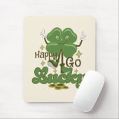 Happy Go Lucky St. Patrick's Day Mousepad (Mit Mouse)