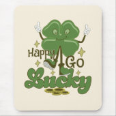 Happy Go Lucky St. Patrick's Day Mousepad (Vorne)
