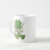 Happy Go Lucky St. Patricks Kaffeetasse (Vorderseite Links)