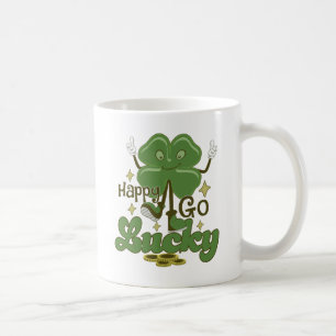 Happy Go Lucky St. Patricks Kaffeetasse