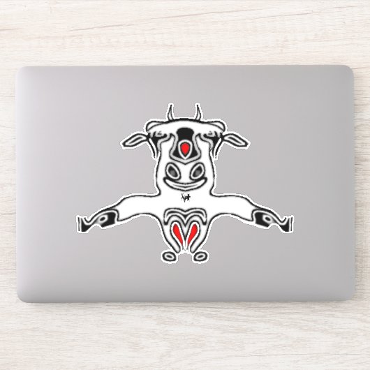Happy Goat Aufkleber (Computer)
