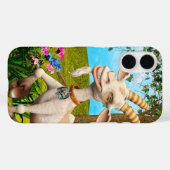 Happy Goat Case-Mate iPhone Hülle (Rückseite (Horizontal))