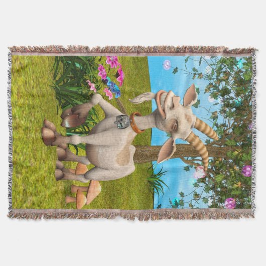 Happy Goat Decke (Vorderseite)