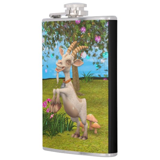 Happy Goat Flachmann (Links)