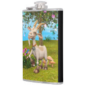 Happy Goat Flachmann (Links)