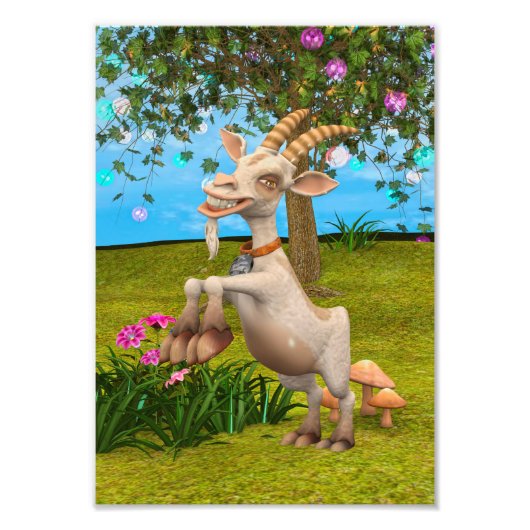 Happy Goat Fotodruck (Vorne)