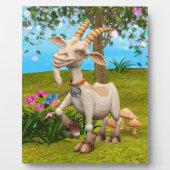 Happy Goat Fotoplatte (Vorderseite)