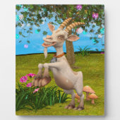 Happy Goat Fotoplatte (Vorderseite)