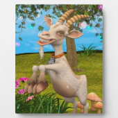 Happy Goat Fotoplatte (Vorderseite)