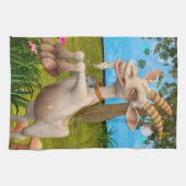 Happy Goat Geschirrtuch (Horizontal)