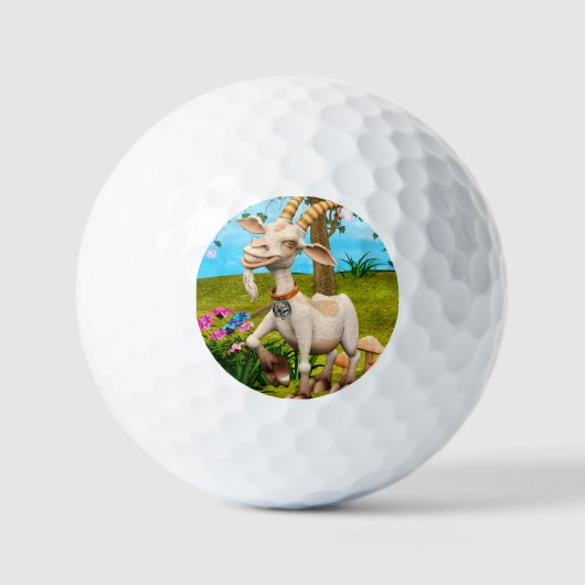 Happy Goat Golfball (Vorderseite)