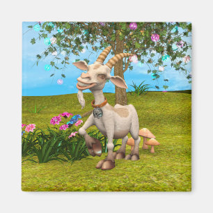 Happy Goat Magnet
