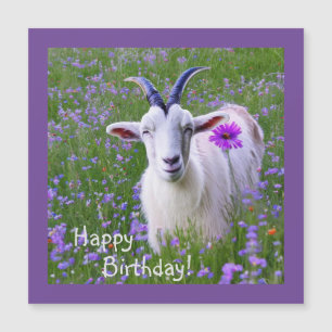 Happy Goat Magnetic Card Magnetkarte