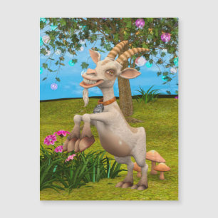 Happy Goat Magnetkarte