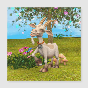 Happy Goat Magnetkarte
